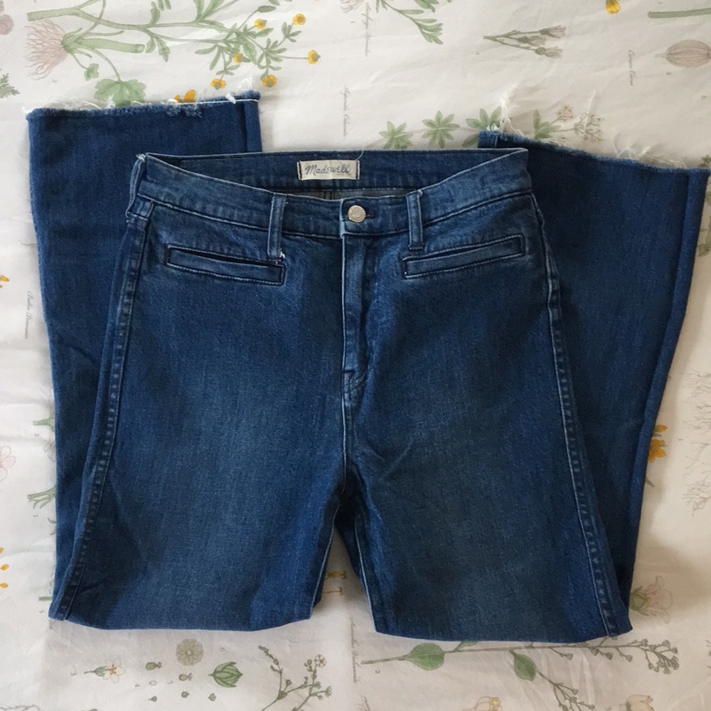 Madewell Cropped Flare Jeans